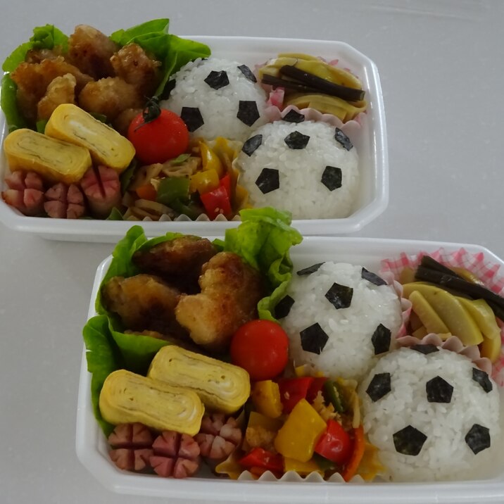 サッカー観戦弁当 レシピ 作り方 By しまとも2721 楽天レシピ サッカー観戦弁当 レシピ 作り方 By しまとも2721 楽天レシピ